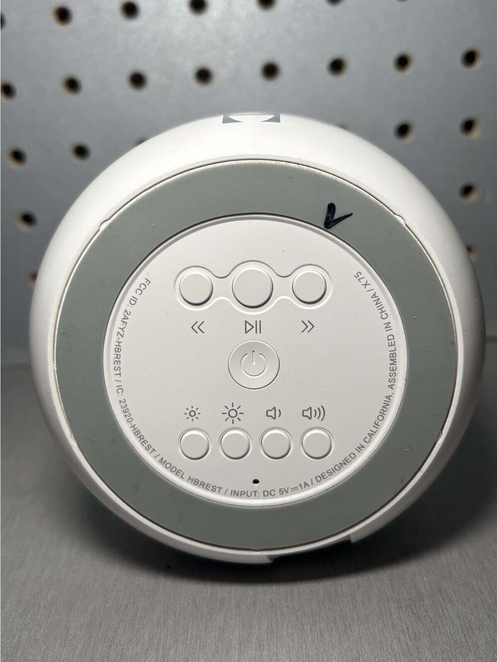 Hatch Rest 1st Gen HBREST White Noise Machine Night Light Speaker Tested NO CORD - Picture 5 of 6